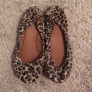 Cheetah print flats